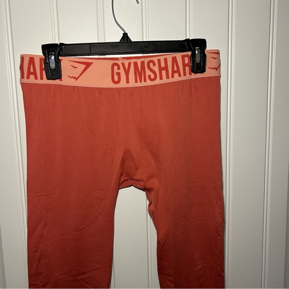 Gymshark Burnt Orange Fit Seamless Leggings Size Medium - Picture 2 of 9